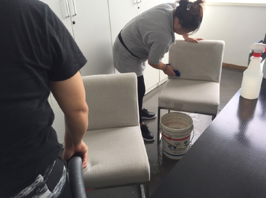 江阳区沙发清洗案例